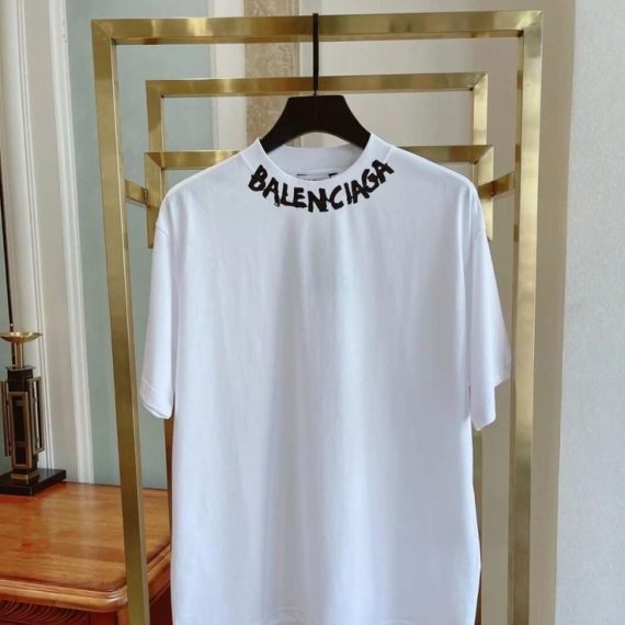 Balenciaga Neck Graphic Drop Tee