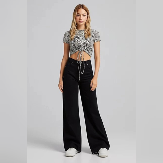 Black Wide Leg Jeans