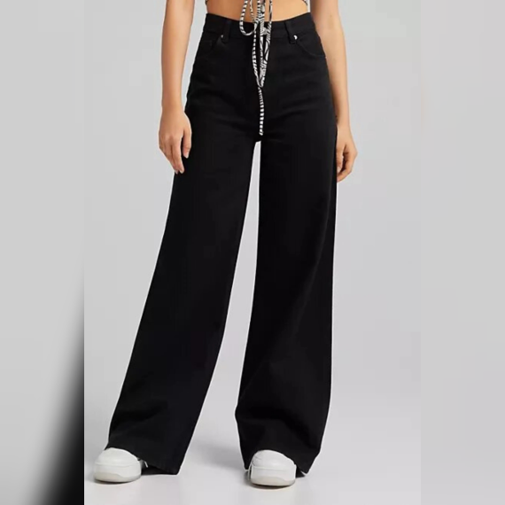 Black Wide Leg Jeans